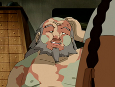 Iroh getting treated