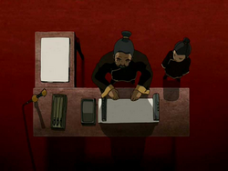 Piandao teaches Sokka.png