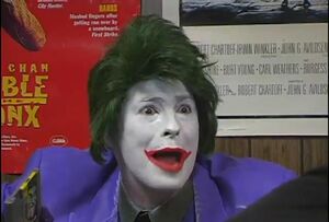 Mike as the Joker