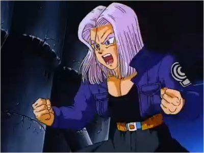 Trunks Trying to Reason With Vegeta in Broly the Legendary Super Saiyan