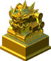 Golden D.A.V.E. statue