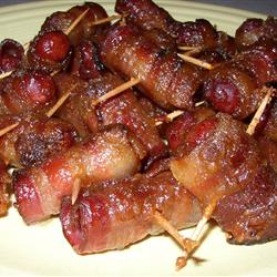 Bacon sausages