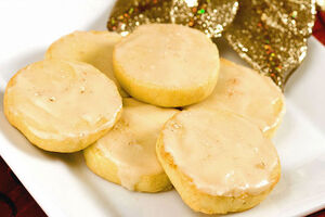 Eggnog cookies