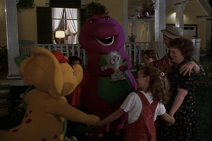 dildo Barney buys a dildo Barney buys a