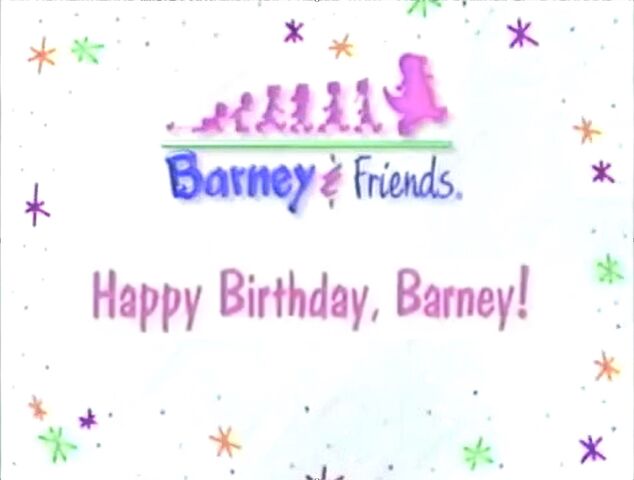 Image Happy Birthday Barney Season 3 Barney