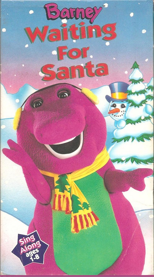 barney waiting for santa barney waiting for santa