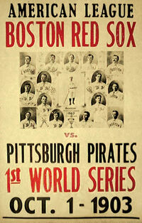 1903 world series poster