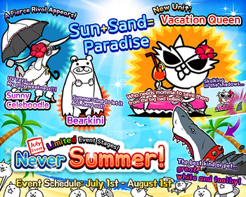 Battle Cats Summer Gals Battle Cats Summer Gals