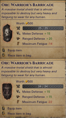 Unique Orc Shields