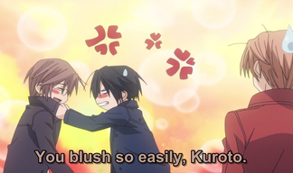 Kuroto embarrassed