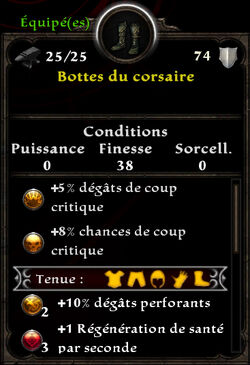 Bottes du corsaire