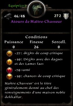 Atours de Maître-chasseur stats.jpg