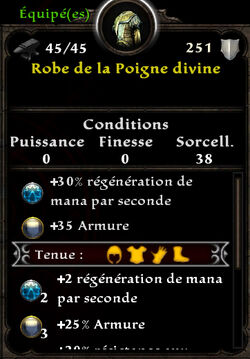 Robe de la Poigne divine