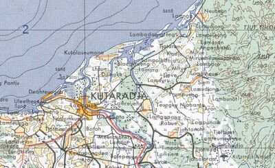 Kutaradja map