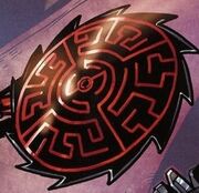 Comic Saw Blade Sheild