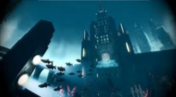 La Fontaine Futuristics vista dall'oceano