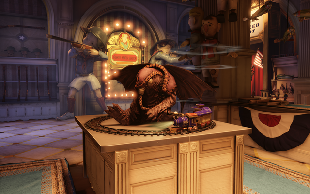 File:BioShock Infinite - Soldier's Field - Toy Soldiers songbird toy f0808.png