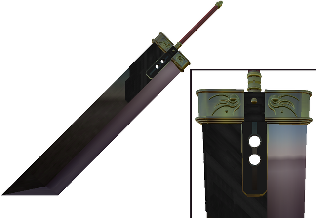 File:Crisis Core Buster Sword by aeon the hedgehog.png