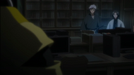 Inaba approaches Unohana and her lieutenant