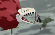 Renji fends off Hihio Zabimaru