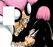 Gwenael a punto de atacar a Yachiru.png