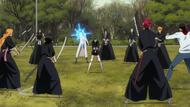 Nozomi prepares to absorb the attacks.png