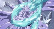 BDDR 016- Kusaka Dragon apresado por Hyorinmaru de Hitsugaya.jpg