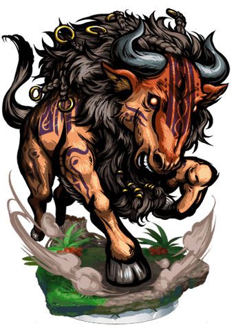 File:Painted Spell Gnu Figure.png