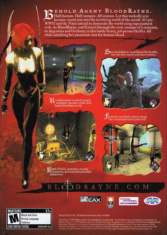 File:BloodRayne (Back Cover, North America, Europe, PC).jpg