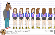 Sarah Lynn model sheet