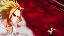Eijiro nearly finds All Might