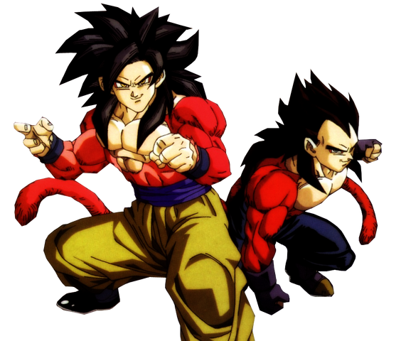 Fitxer:Goku i Vegeta ssj4.png