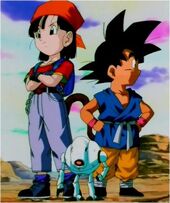 Goku, Pan i Giru recerca Dracs.jpg