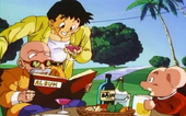Roshi, Ulong i Yamcha a festa.png