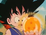 Goku amb bola 3 estrelles
