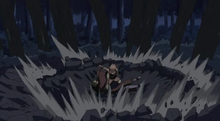 Sakura's powerful punch