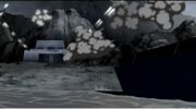 Landing at the base