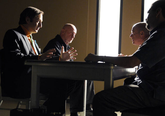 File:Episode-6-saul-mike-hank-gomez029348752034985723409587.jpg