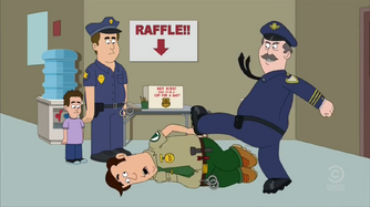 Chief kicking steve