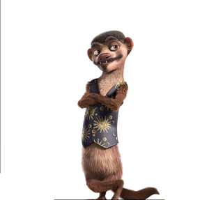 Neil deBuck Weasel pose