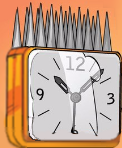 Barbed alarm clock