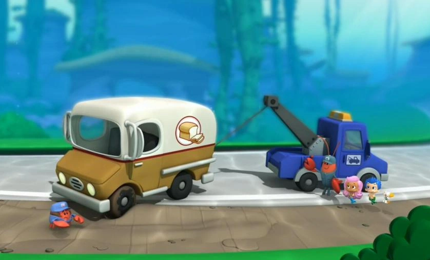 Bubble Guppies Garbage Truck
