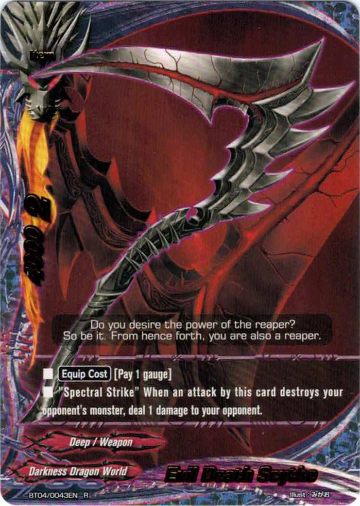 Evil Death Scythe Future Card Buddyfight Wiki FANDOM powered by Wikia