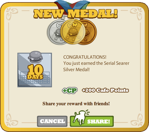 Serial Searer Silver Medal