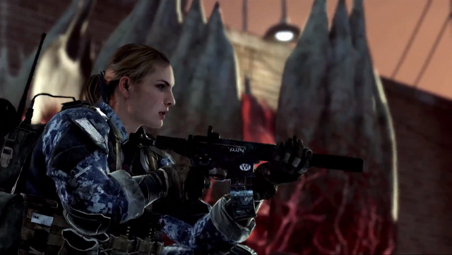 File:Female soldier holding Honey Badger CoDG.png