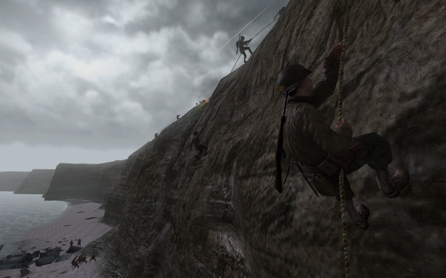 File:Rangers climbing a cliff CoD2.png