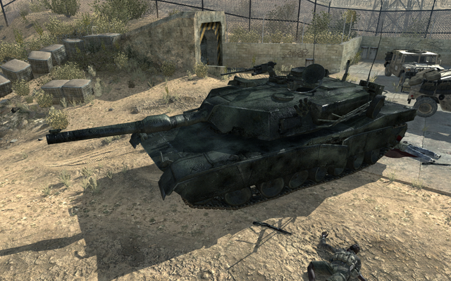 File:Destroyed Abrams Dome MW3.png