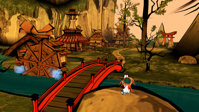 File:Ōkami HD Kamiki Village.png