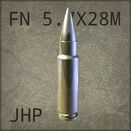 FN 5.7x28mm JHP