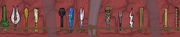 Weapons frog weapons
